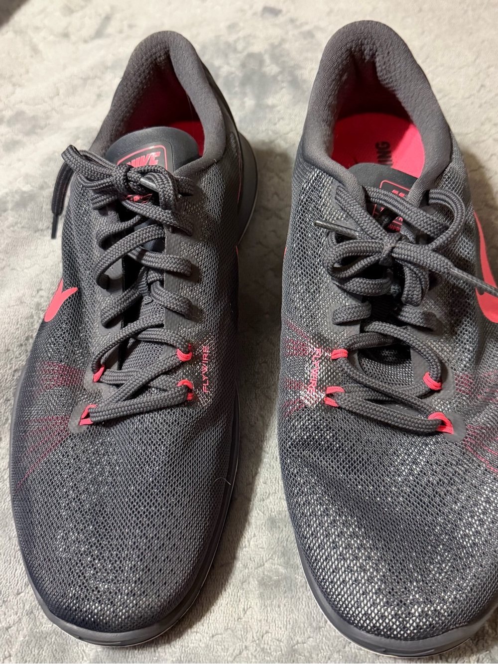 Nike Women’s Gray and Pink Running Shoes